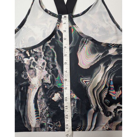 Nike Pro Coral Print Training Top Womens Small Abstract Racerback Psychedelic - Picture 11 of 11